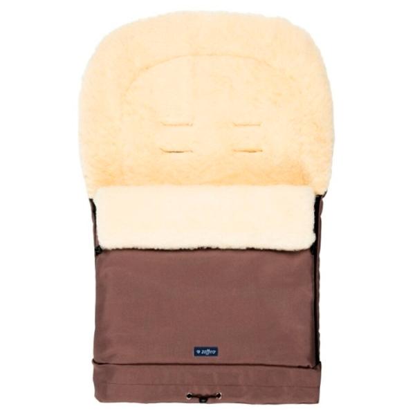 Чехол для детской коляски Zaffiro Sleep&Grow Wool  Шерсть / Chocolate photo 3