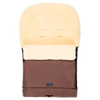 Husă pentru cărucior Zaffiro Sleep&Grow Wool Lână / Chocolate photo 3