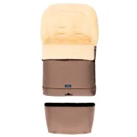 Husă pentru cărucior Zaffiro S20 Sleep&Grow Wool Lână / Beige photo 2