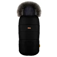 Чехол для детской коляски Zaffiro GrowUP 4.0 Искусственный мех / Черный