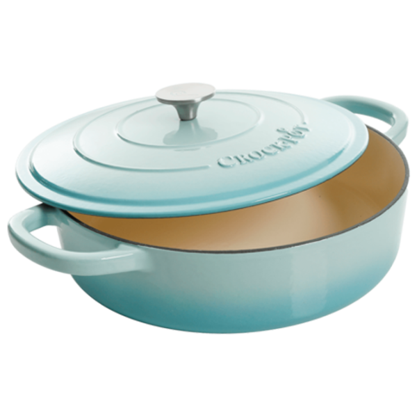Cratiță Crock-Pot Flat 4.7l Oțel emailat / Blue photo 1