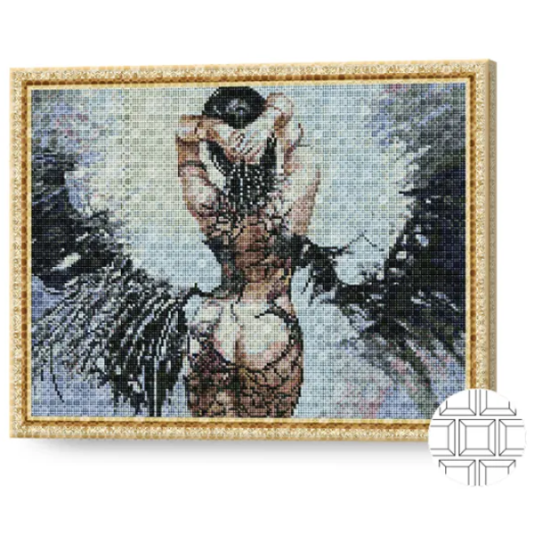 Mozaic Art Galery Premium Inger negru   /  photo 2 Mozaic Art Galery Premium Inger negru   /  photo 2