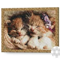 Мозайка Art Galery Premium Motănași adormiți / photo 2