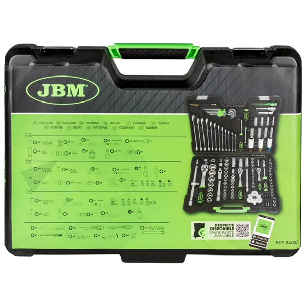 Набор инструментов JBM 54082 Количество в наборе: 132 photo 5 Набор инструментов JBM 54082 Количество в наборе: 132 photo 5