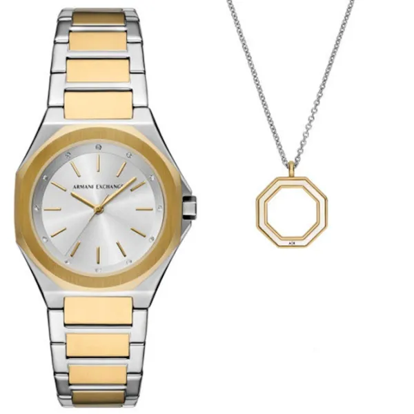 Ceas de mână pentru femei Armani Exchange AX7161SET Cuarț / 34 mm photo 1
