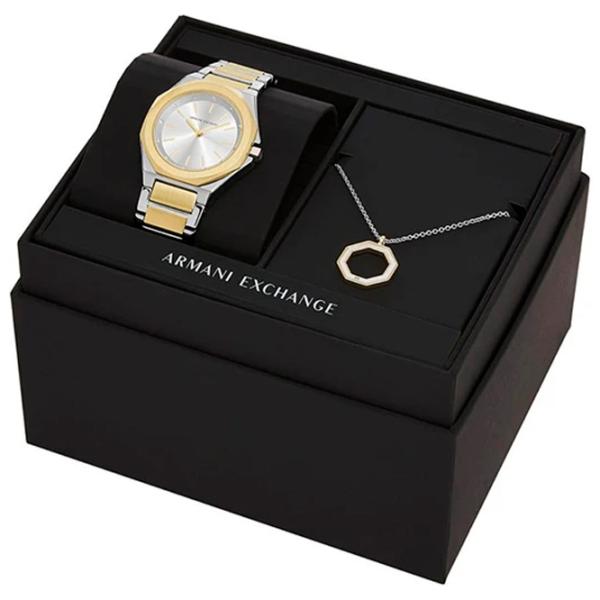 Ceas de mână pentru femei Armani Exchange AX7161SET Cuarț / 34 mm photo 5
