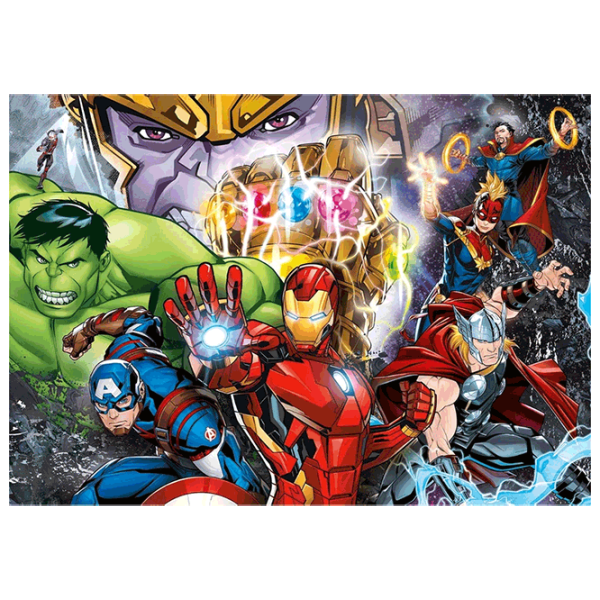 Puzzle Clementoni Brilliant Marvel Avengers 6+/ Numărul de piese: 104 photo 1