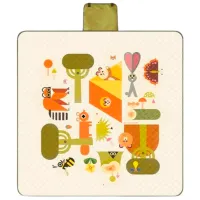 Игровой коврик Mideer MD1249 () 0+/ Квадратный/ Зеленый