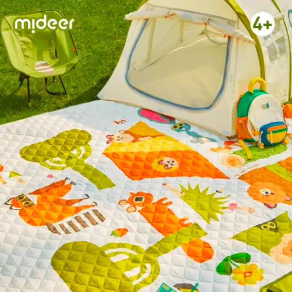 Covoraş pentru joc Mideer MD1249 () 0+/ Pătrat/ Green photo 5