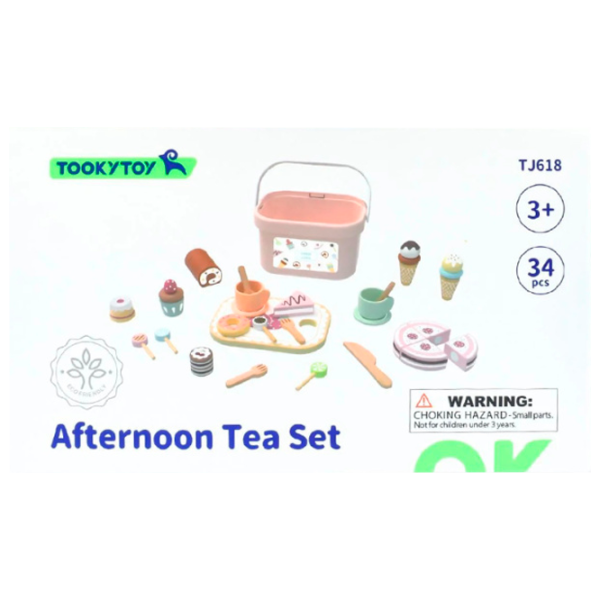 Joc de masă Tooky Toy Afternoon Tea Set 3+/ Dezvoltare photo 1