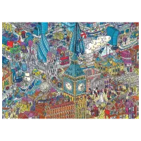 Puzzle Trefl Eye Spy - Time Travel: London, United Kingdom 12+/ Numărul de piese: 1000 photo 3