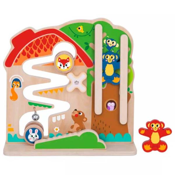 Настольная игра Tooky Toy 2 in 1 Activity Ball Track 1.5+/ Развитие photo 2