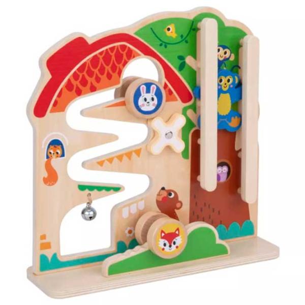 Настольная игра Tooky Toy 2 in 1 Activity Ball Track 1.5+/ Развитие photo 3