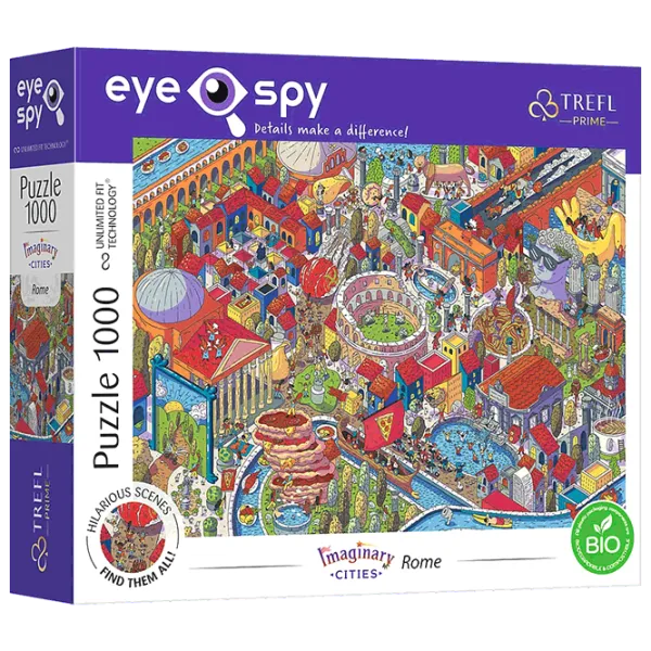 Puzzle Trefl Imaginary Cities: Rome, Italy 12+/ Numărul de piese: 1000 photo 1 Puzzle Trefl Imaginary Cities: Rome, Italy 12+/ Numărul de piese: 1000 photo 1