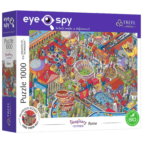 Puzzle Trefl Imaginary Cities: Rome, Italy 12+/ Numărul de piese: 1000 photo 1 Puzzle Trefl Imaginary Cities: Rome, Italy 12+/ Numărul de piese: 1000 photo 1