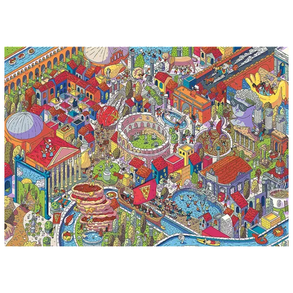 Puzzle Trefl Imaginary Cities: Rome, Italy 12+/ Numărul de piese: 1000 photo 2 Puzzle Trefl Imaginary Cities: Rome, Italy 12+/ Numărul de piese: 1000 photo 2