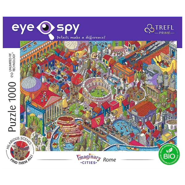 Puzzle Trefl Imaginary Cities: Rome, Italy 12+/ Numărul de piese: 1000 photo 3 Puzzle Trefl Imaginary Cities: Rome, Italy 12+/ Numărul de piese: 1000 photo 3