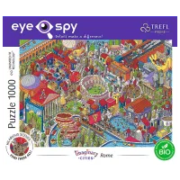 Puzzle Trefl Imaginary Cities: Rome, Italy 12+/ Numărul de piese: 1000 photo 3