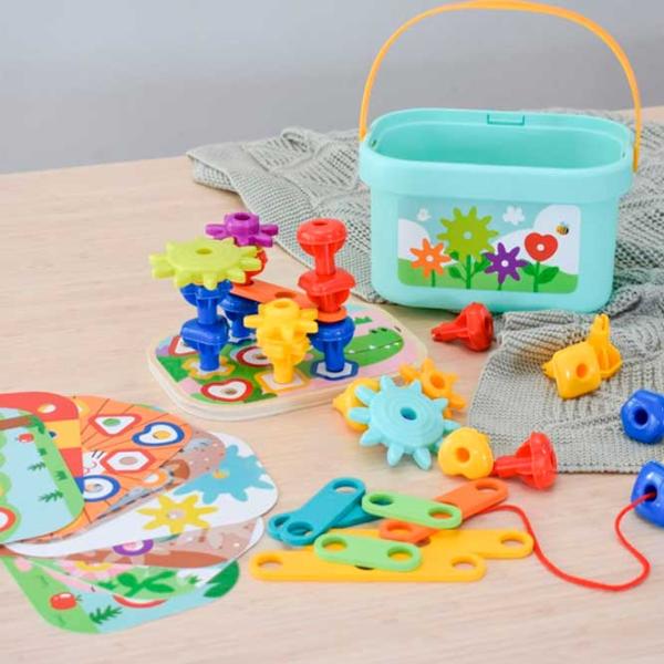 Настольная игра Tooky Toy Lacing and Mosaic 1.5+/ Развитие photo 2