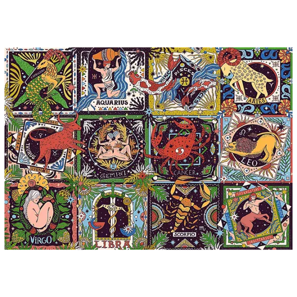 Puzzle Trefl Zodiac signs 12+/ Numărul de piese: 1000 photo 2