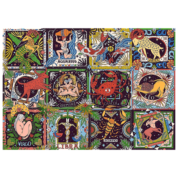 Puzzle Trefl Zodiac signs 12+/ Numărul de piese: 1000 photo 2