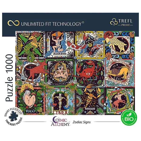 Puzzle Trefl Zodiac signs 12+/ Numărul de piese: 1000 photo 3