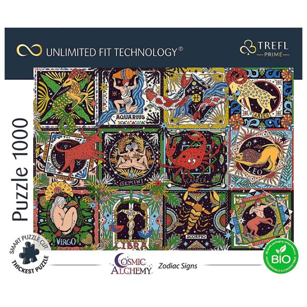 Puzzle Trefl Zodiac signs 12+/ Numărul de piese: 1000 photo 3