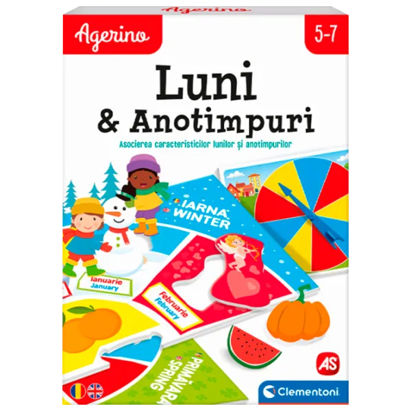 Настольная игра Clementoni Lunile și Anotimpurile 5+/ Развитие photo 1