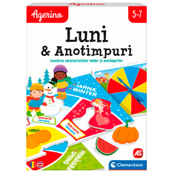 Настольная игра Clementoni Lunile și Anotimpurile 5+/ Развитие photo 1