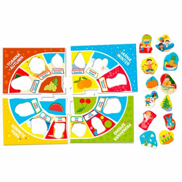 Настольная игра Clementoni Lunile și Anotimpurile 5+/ Развитие photo 3