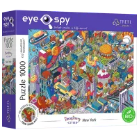 Puzzle Trefl Imaginary Cities: New York, USA 12+/ Количество деталей: 1000