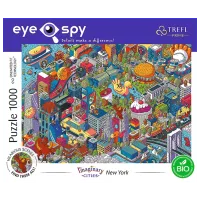 Puzzle Trefl Imaginary Cities: New York, USA 12+/ Numărul de piese: 1000 photo 2