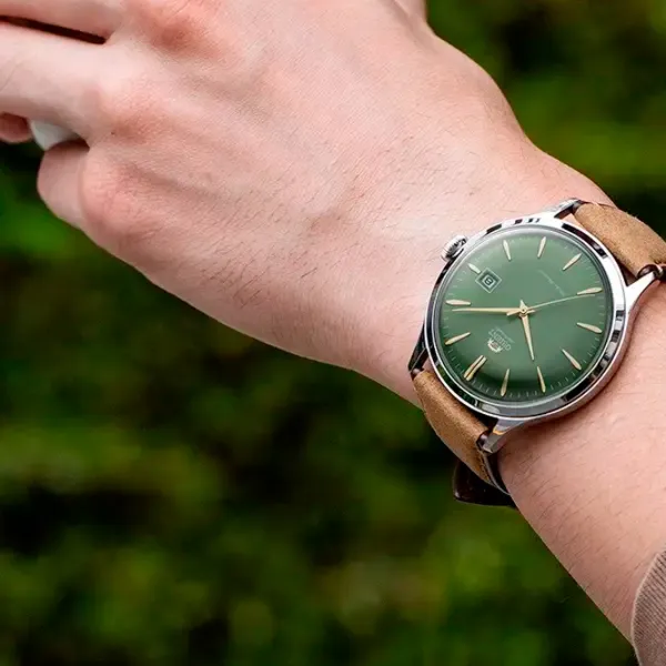 Ceas de mână pentru bărbați Orient RA-AC0P01E30B Mecanic / 42 mm photo 2