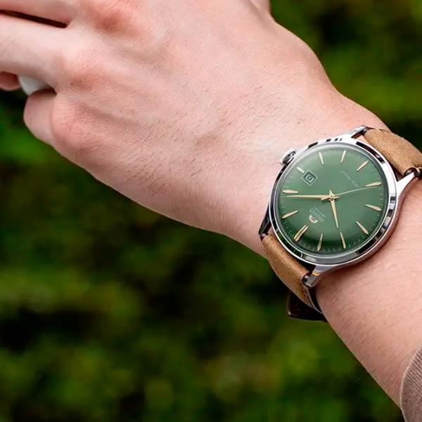 Ceas de mână pentru bărbați Orient RA-AC0P01E30B Mecanic / 42 mm photo 2