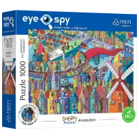 Puzzle Trefl Sneaky Peekers: Amsterdam, The Netherlands 12+/ Numărul de piese: 1000