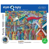 Puzzle Trefl Sneaky Peekers: Amsterdam, The Netherlands 12+/ Numărul de piese: 1000 photo 3