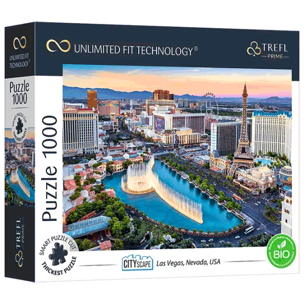 Puzzle Trefl Las Vegas, Nevada, USA 12+/ Numărul de piese: 1000 photo 1 Puzzle Trefl Las Vegas, Nevada, USA 12+/ Numărul de piese: 1000 photo 1