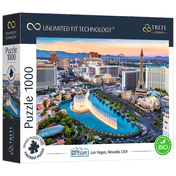 Puzzle Trefl Las Vegas, Nevada, USA 12+/ Numărul de piese: 1000 photo 1 Puzzle Trefl Las Vegas, Nevada, USA 12+/ Numărul de piese: 1000 photo 1