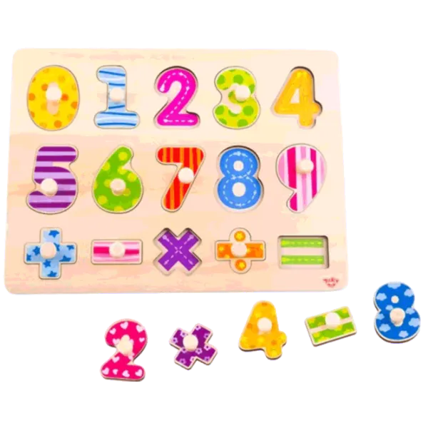 Puzzle Tooky Toy Numbers 3+/ Количество деталей: 14 photo 1