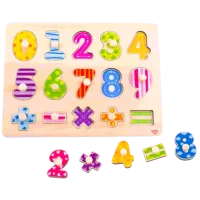 Puzzle Tooky Toy Numbers 3+/ Numărul de piese: 14
