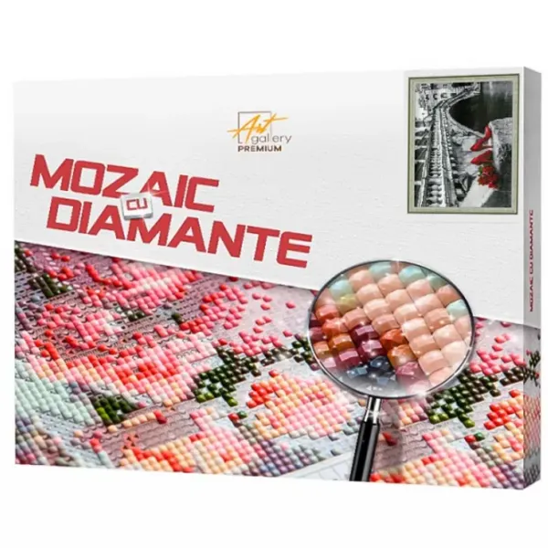 Мозайка Art Galery Premium Accent rosu in oras gri   /  photo 1