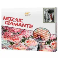 Мозайка Art Galery Premium Accent rosu in oras gri   / 