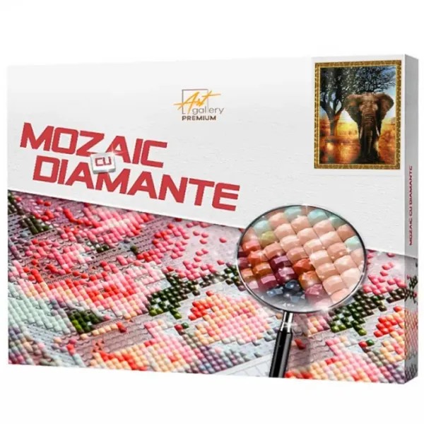 Mozaic Art Galery Premium Elefant in savana   /  photo 1 Mozaic Art Galery Premium Elefant in savana   /  photo 1
