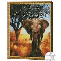 Мозайка Art Galery Premium Elefant in savana / photo 2