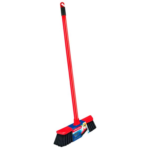 Mătură Vileda 3 ACTION INDOOR BROOM Red / Metal photo 1