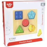 Puzzle Tooky Toy Fractional 2+/ Numărul de piese: 16