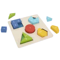 Puzzle Tooky Toy Fractional 2+/ Количество деталей: 16 photo 2