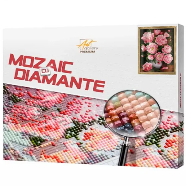 Mozaic Art Galery Premium Bujori roz   /  photo 1 Mozaic Art Galery Premium Bujori roz   /  photo 1