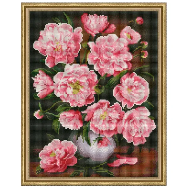 Mozaic Art Galery Premium Bujori roz   /  photo 2 Mozaic Art Galery Premium Bujori roz   /  photo 2