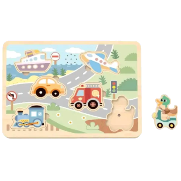 Puzzle Tooky Toy Transport 1.5+/ Количество деталей: 6 photo 1